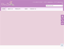 Tablet Screenshot of cilia-garment.com